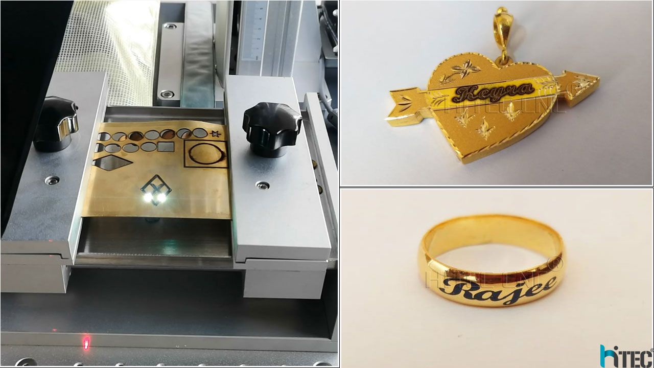 100w fiber laser metal engraver cutter - Fiber laser making machine for