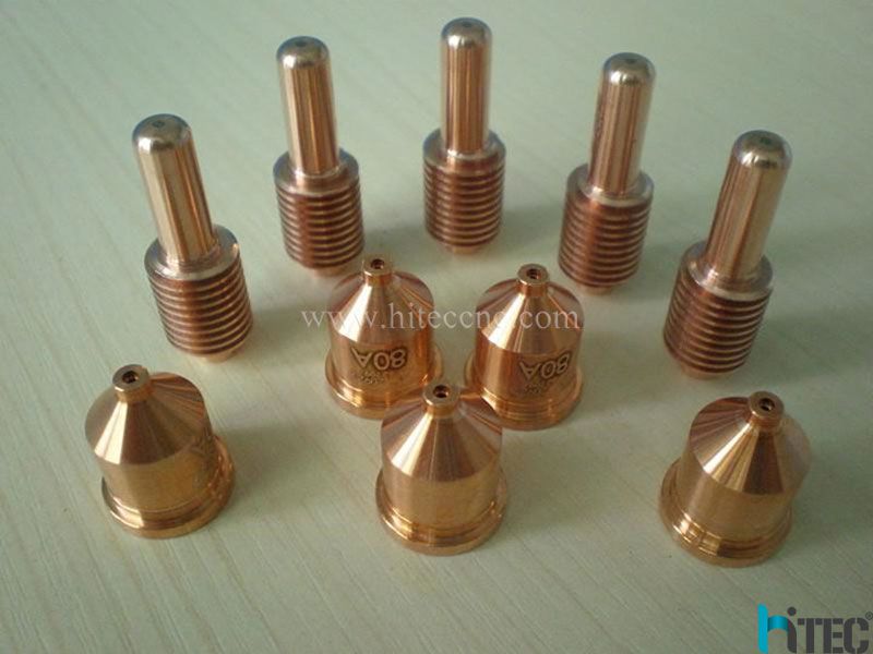 copper nozzle and electrode for cnc plasma cutter