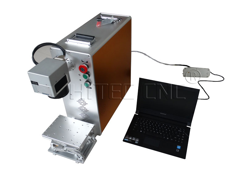 60w mopa fiber laser engraving machine for color metal marking