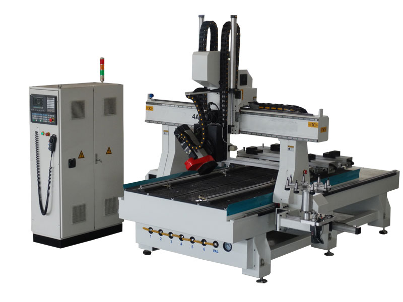 High quality ATC 4 axis cnc router machine with HSD swing spindle