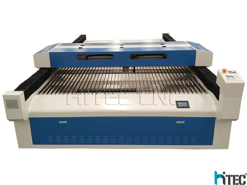 china laser cutting machine with metal and nonmetal cutting head
