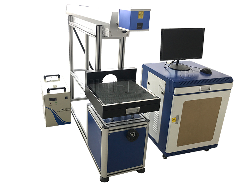 Paper card co2 laser marking cutting machine