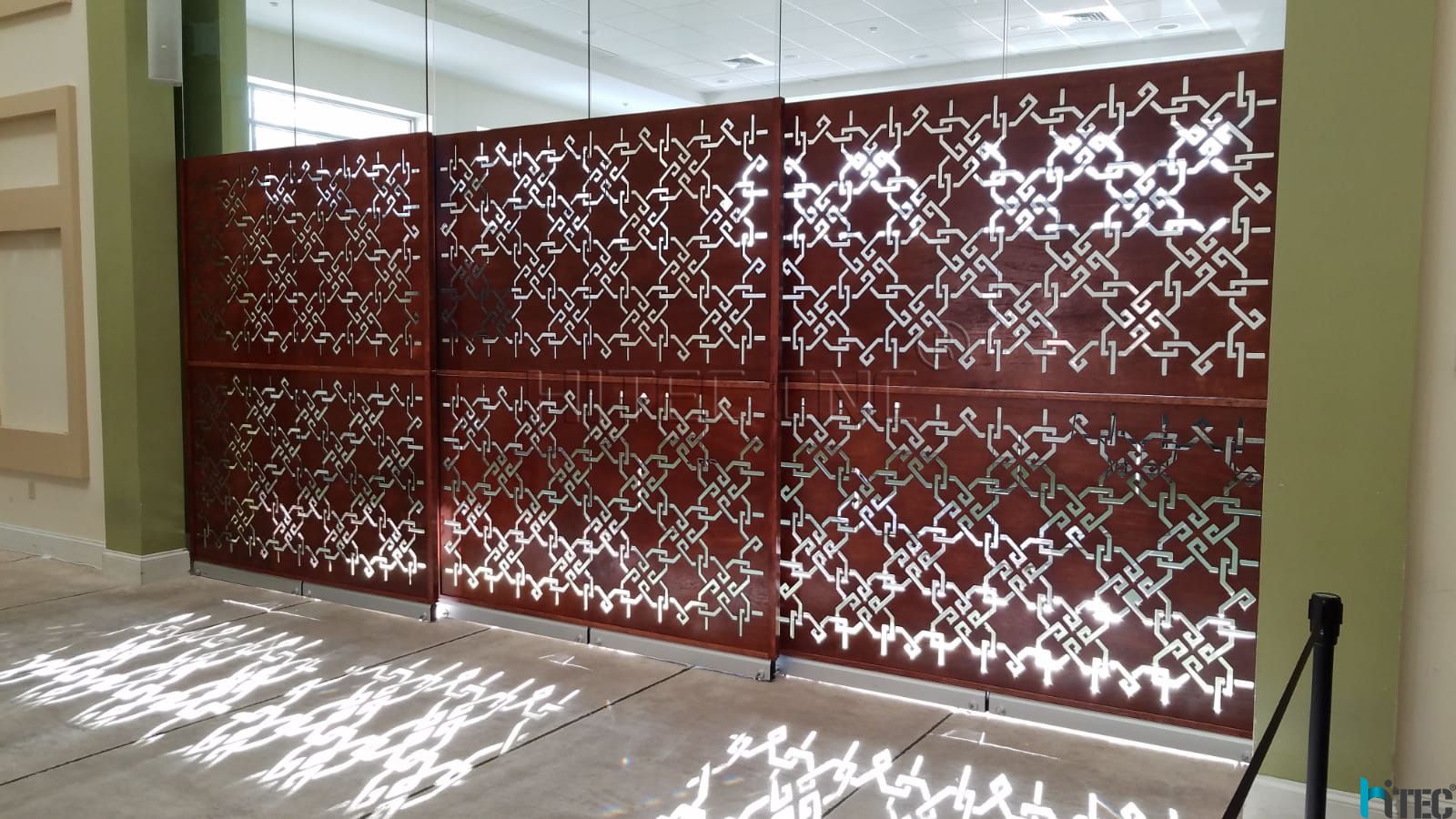 The application of Hollow engraving grille in the decoration industry