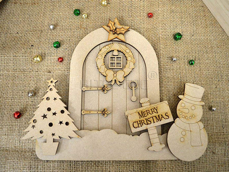 Laser Cut mdf christams crafts