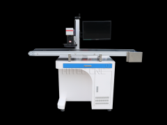 Fiber laser marking machine with CCD auto visual position system