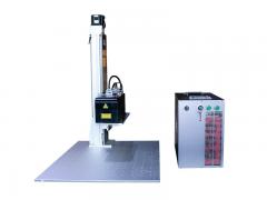 600x600mm 3D 100w Fiber laser marking machine for metal engraving