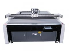 Universal digital double tool holder cnc oscillating knife cutting machine