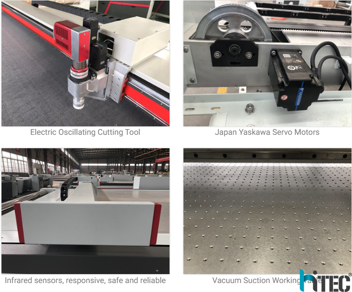 main parts of cnc digital Cutter