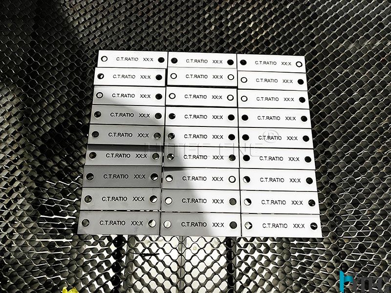 Laser engraving and cutting Traffolyte Labels