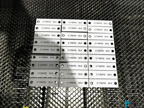 Laser engraving and cutting Traffolyte Labels