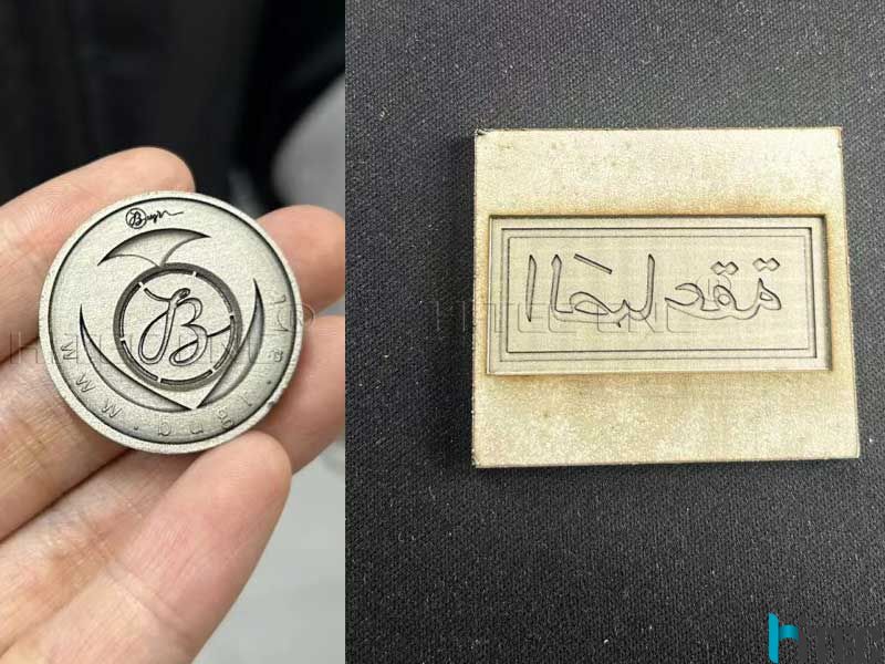 steel mould laser engraving