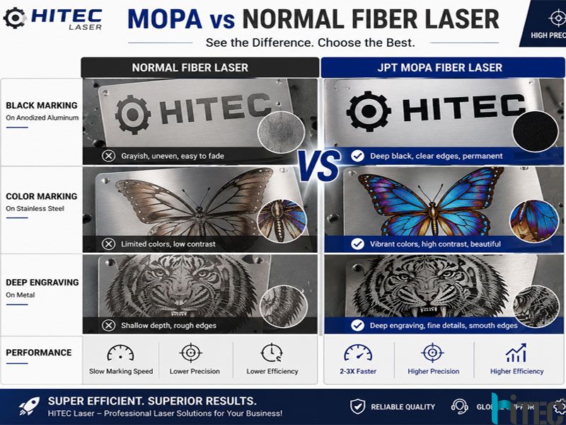 MOPA VS normal fiber laser 