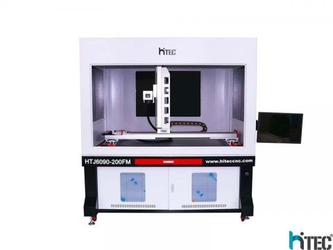 200W JPT MOPA Fiber Laser Marking Machine for Large Metal Engraving | HITEC Laser