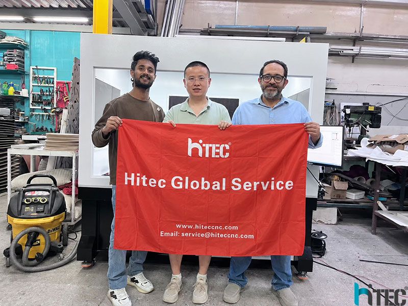 HITEC Laser engineer training large format laser marking machine in United Arab Emirates